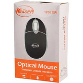 موس KAISER مدل Optical Mouse RGB- 1200 DPI – کوچک، سبک و با نورپردازی جذاب