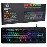 کیبورد گیمینگ XP مدل XP-10100K – با نورپردازی RGB و طراحی حرفهای برای بازیهای پرسرعت
