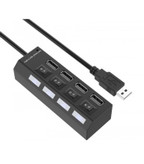 هاب USB 2.0 چهار پورت مدل HI-SPEED – دارای کلید روشن و خاموش