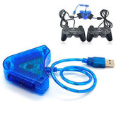 مبدل USB به دسته پلی استیشن ۲ مدل 2 Player Converter – مناسب برای اتصال دو دسته PS2 به کامپیوتر