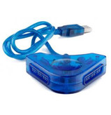 مبدل USB به دسته پلی استیشن ۲ مدل 2 Player Converter – مناسب برای اتصال دو دسته PS2 به کامپیوتر