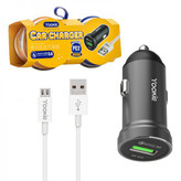 شارژر فندکی YOOKI مدل PC2 – همراه با کابل میکرو USB، شارژ سریع و ایمن در خودرو