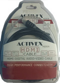 کابل Micro HDMI به HDMI 1.5 متری ACTIVEX مدل HDX4 – اتصال حرفهای موبایل، دوربین و تبلت به نمایشگر