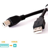 کابل پرینتر USB برند DTECH طول ۳ متری – انتقال مطمئن داده بین کامپیوتر و پرینتر