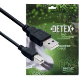 کابل پرینتر USB برند DETEX طول ۱.۵ متری – اتصال مطمئن پرینتر و اسکنر به سیستم