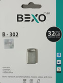 فلش مموری ۳۲ گیگ BEXO مدل B-302 – طراحی فلزی و مقاوم، مناسب ذخیرهسازی حجیم و روزمره