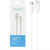کابل شارژ VERITY مدل CB 3146 T-W (Type-C) – شارژ سریع و انتقال دیتا با دوام بالا
