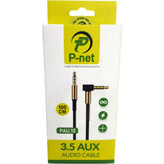 کابل AUX P-NET مدل PAU.10 – با جک ۹۰ درجه برای اتصال راحت و بدون دردسر