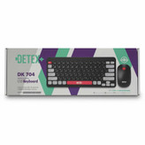 ست موس و کیبورد بیسیم DETEX مدل DK-704 – آزادی عمل، مصرف کم و مناسب استفاده روزانه