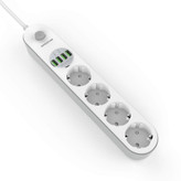 محافظ برق KINGSTAR مدل KPS5120 – چهار پریز + چهار پورت USB برای محافظت کامل