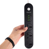 محافظ برق KINGSTAR مدل KPS5115 – سه پریز سهشاخه + سه پورت USB