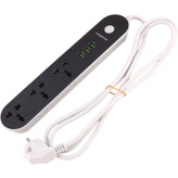 محافظ برق KINGSTAR مدل KPS5115 – سه پریز سهشاخه + سه پورت USB