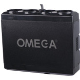 محافظ برق دیجیتالی OMEGA مدل F6000 – بدنه فلزی، نمایشگر دیجیتال و ۴ پریز دوشاخه
