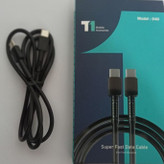 کابل شارژ T1 مدل D40 ـ تایپ سی به تایپ سی – شارژ سریع و انتقال داده پایدار