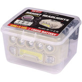 چراغ پیشانی (هدلایت) ROHS مدل HX-817S سنسوردار، Type-C، نور فوققوی COB + 5 LED