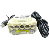 چراغ پیشانی (هدلایت) ROHS مدل HX-817S سنسوردار، Type-C، نور فوققوی COB + 5 LED