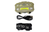 چراغ پیشانی (هدلایت) ROHS مدل HX-817S سنسوردار، Type-C، نور فوققوی COB + 5 LED