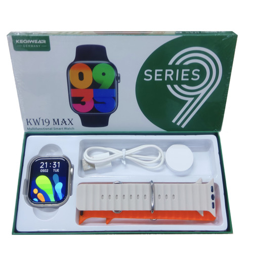 ساعت هوشمند KEQIWEAR SERIES مدل KW19 MAX – امکانات کامل و طراحی مدرن