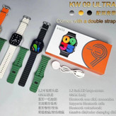 ساعت هوشمند KEQIWEAR ULTRA مدل KW09 – با سه بند و امکانات کامل