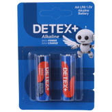 باطری قلمی الکالاین DETEX مدل AA LR6 1.5V – مناسب وسایل کم و پرمصرف
