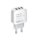 آداپتور و کابل شارژ17W KINGSTAR مدل KW163C – سه پورت USB