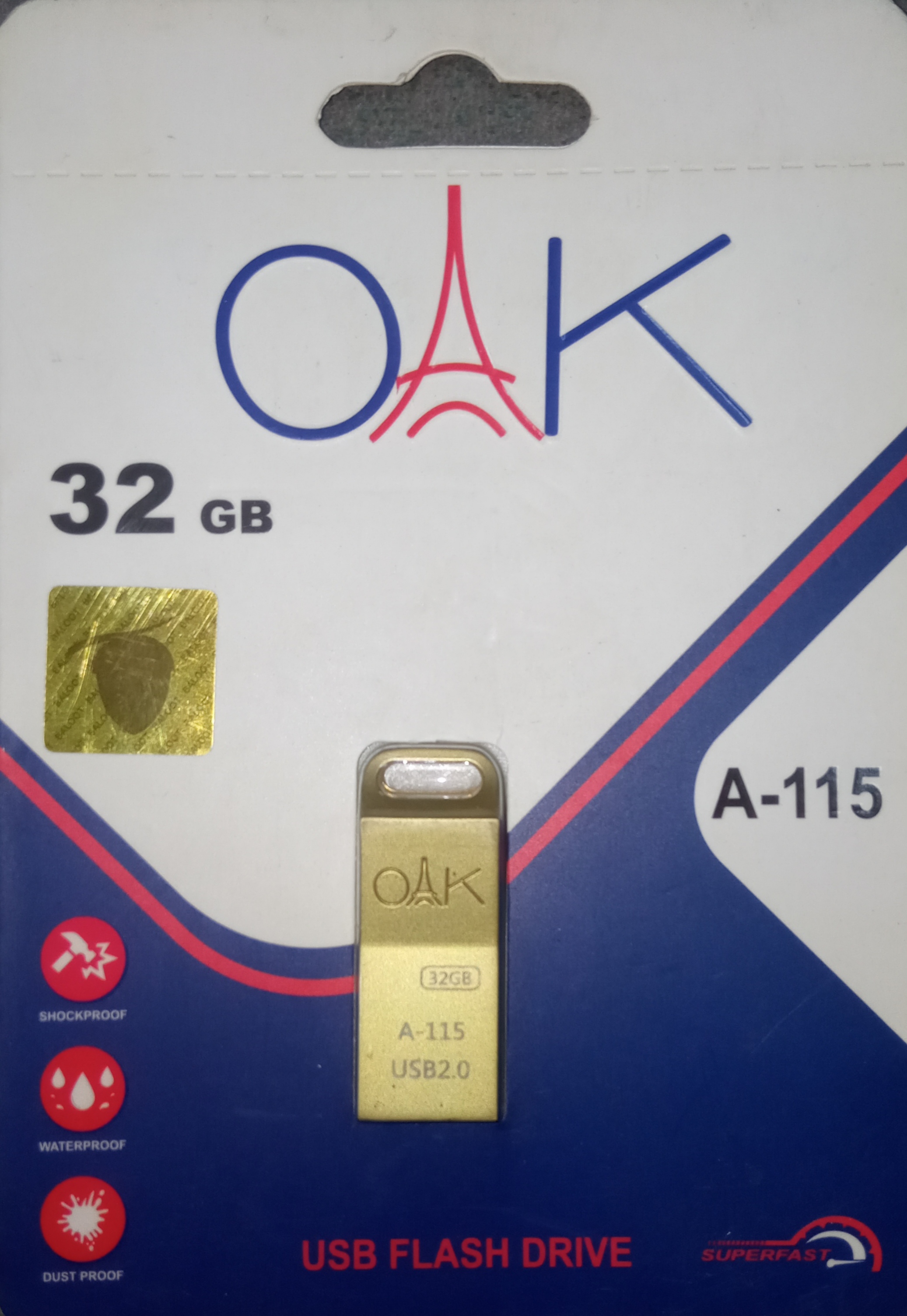 فلش مموری ۳۲ گیگابایت OAK مدل A-115 (رابط USB 2.0)