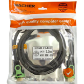 کابل HDMI مچر (MACHER) مدل MR-90 طول 1.5 متر