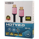 کابل HDMI نسخه 4K برند MACHER مدل MR-185 - انتقال تصویر با وضوح بالا