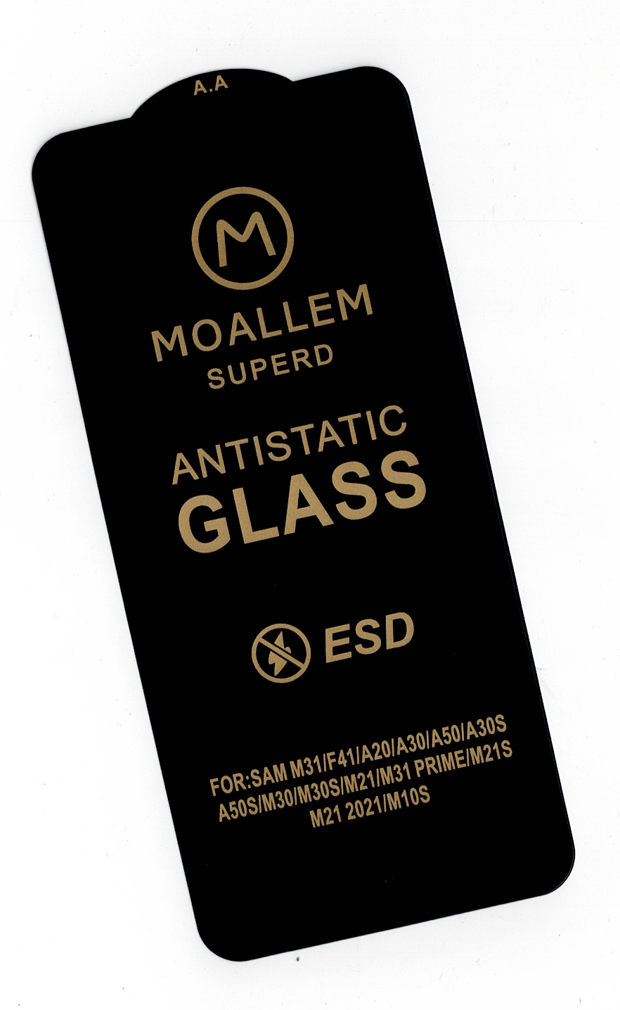 گلس MOALLEM/ANTISTATIC محافظ صفحه نمایش A50/A50S/A30/A30S : سپری نامرئی برای گوشی شما