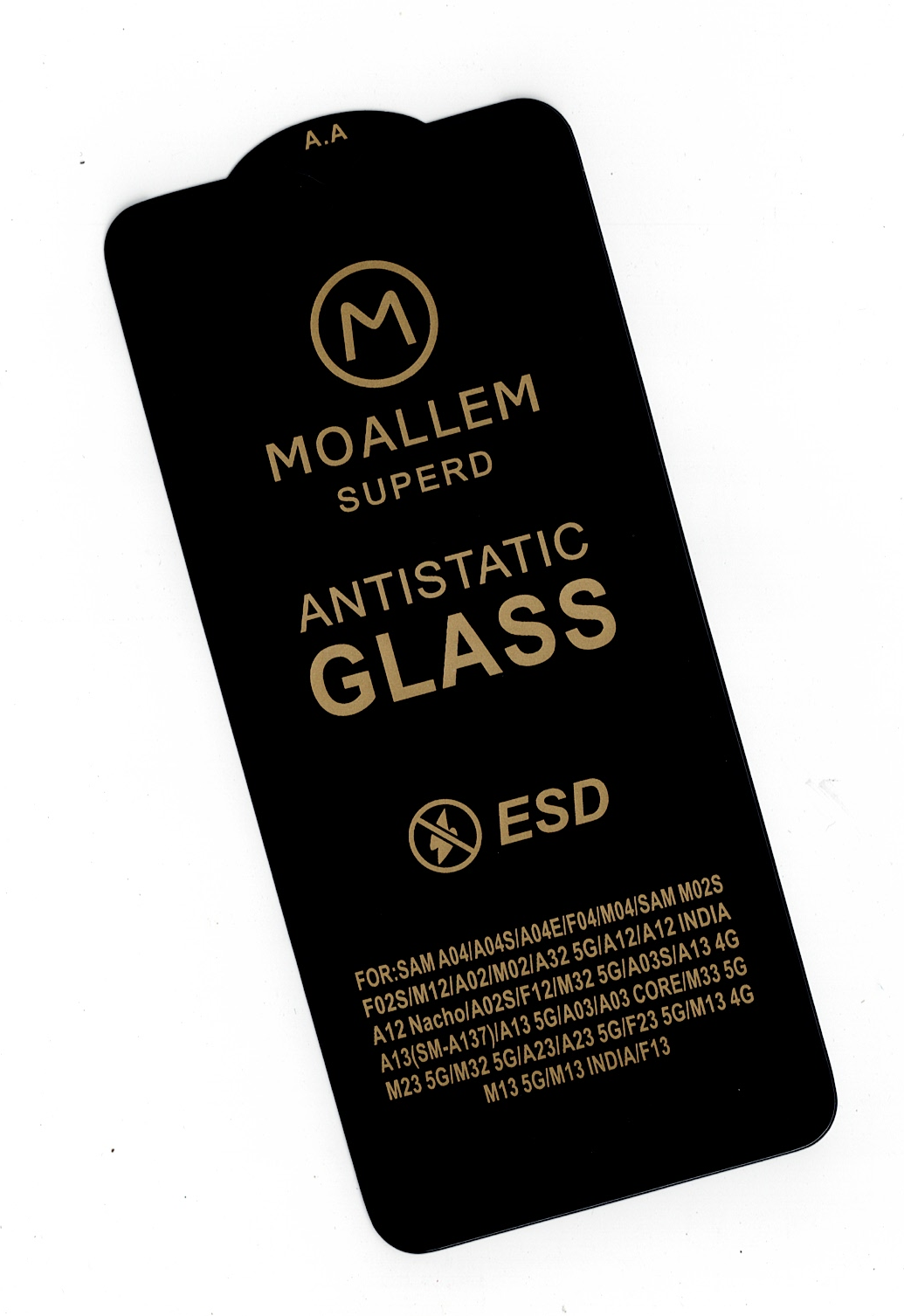 گلس MOALLEM/ANTISTATIC محافظ صفحه نمایش A12/A13/A23/A04/A03 و ... : سپری نامرئی برای گوشی شما