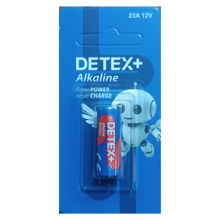 باتری ریموتی آلکالین دتکس (DETEX) مدل 23A ولتاژ ۱۲ ولت