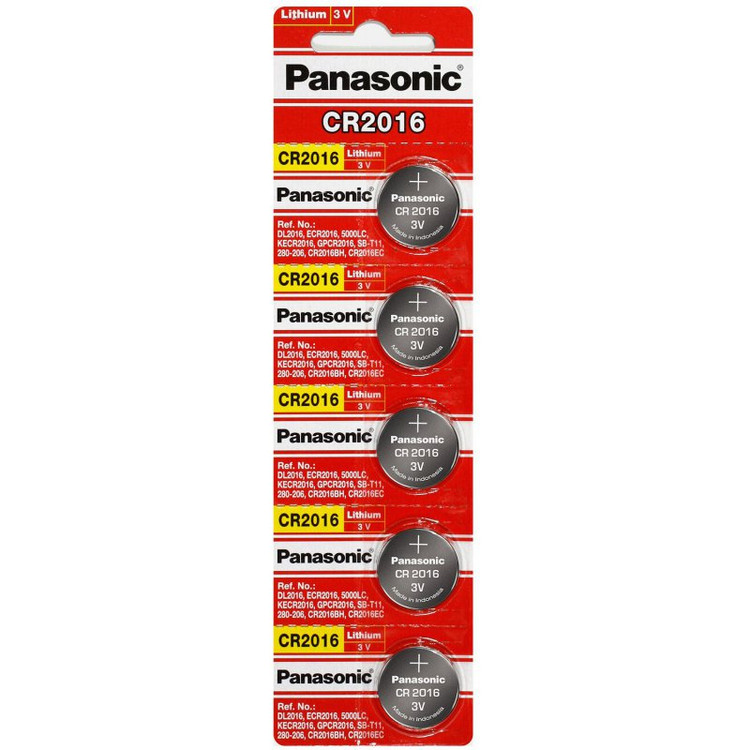 باتری سکهای پاناسونیک (PANASONIC) مدل CR2016 ولتاژ ۳ ولت