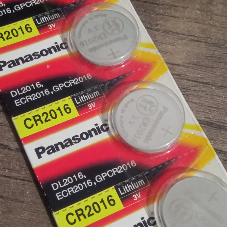 باتری سکهای پاناسونیک (PANASONIC) مدل CR2016 ولتاژ ۳ ولت