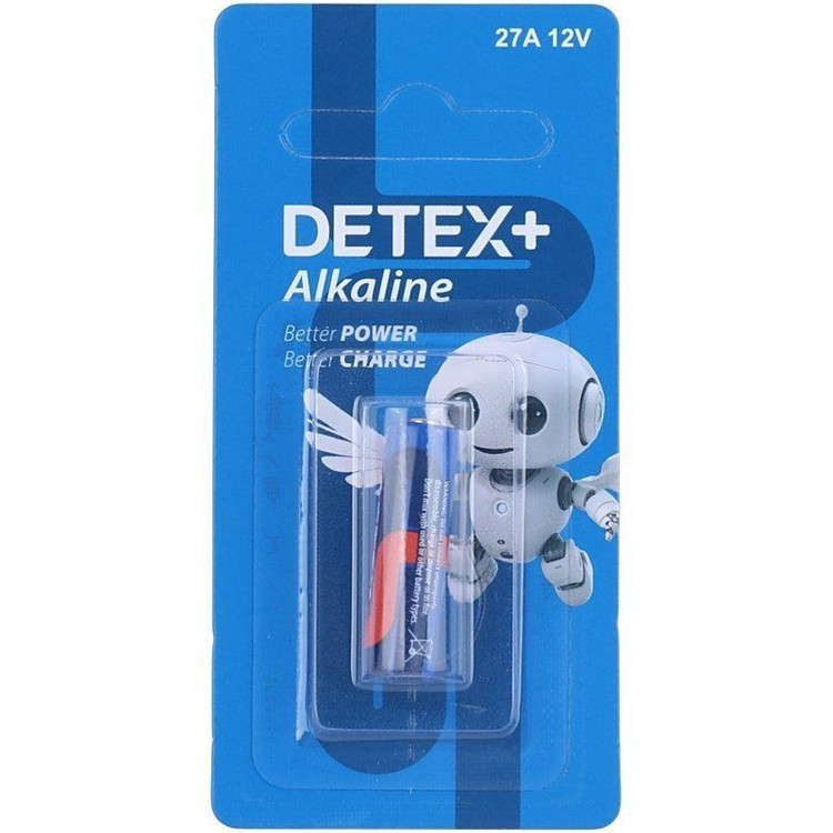 باتری ریموتی آلکالین دتکس (DETEX) مدل 27A ولتاژ ۳ ولت