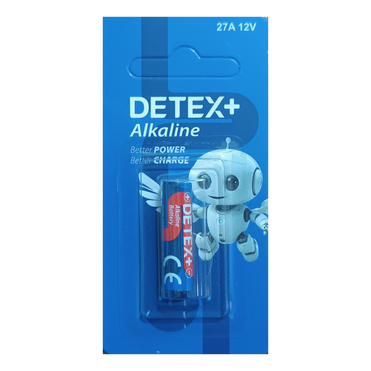 باتری ریموتی آلکالین دتکس (DETEX) مدل 27A ولتاژ ۳ ولت