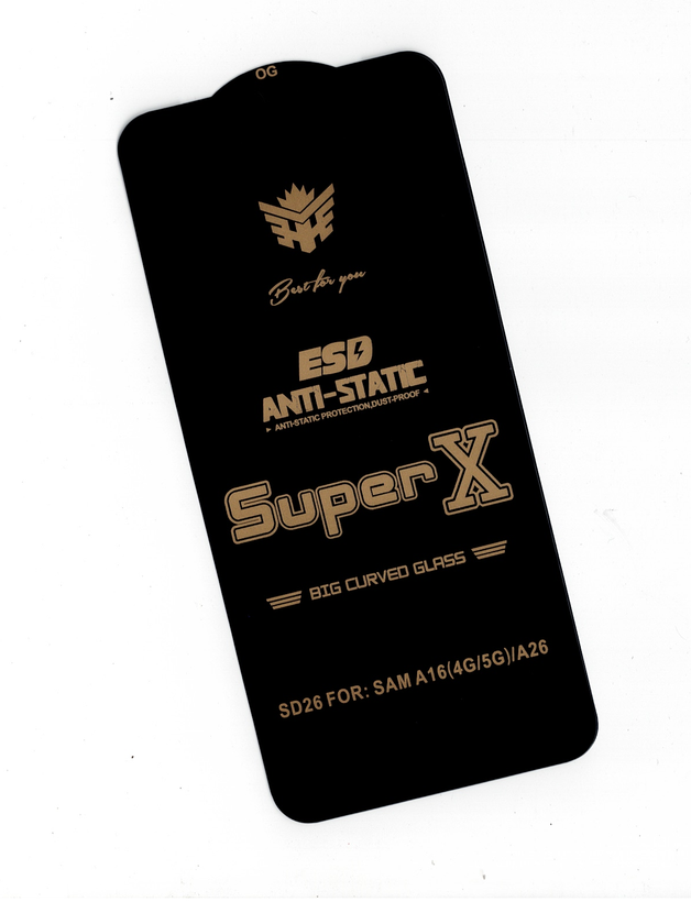 گلس SUPER X/ANTISTATIC محافظ صفحه نمایش A17/A16/A26 : سپری نامرئی برای گوشی شما