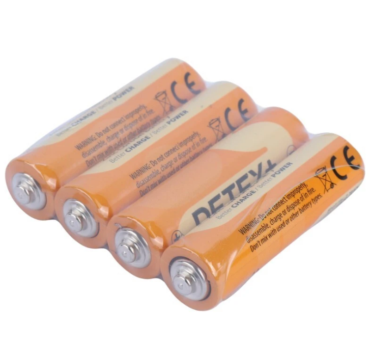 باطری قلمی کربنی DETEX مدل AA R6P 1.5V – بسته 4 عددی