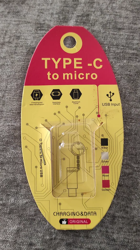 مبدل Micro USB به Type-C برند ریمکس (Remax)